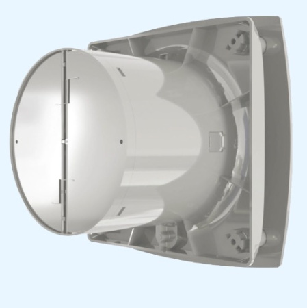 WAVE 120C Gray ERA Вентилятор накладной WAVE D120 обр.клапан Gray